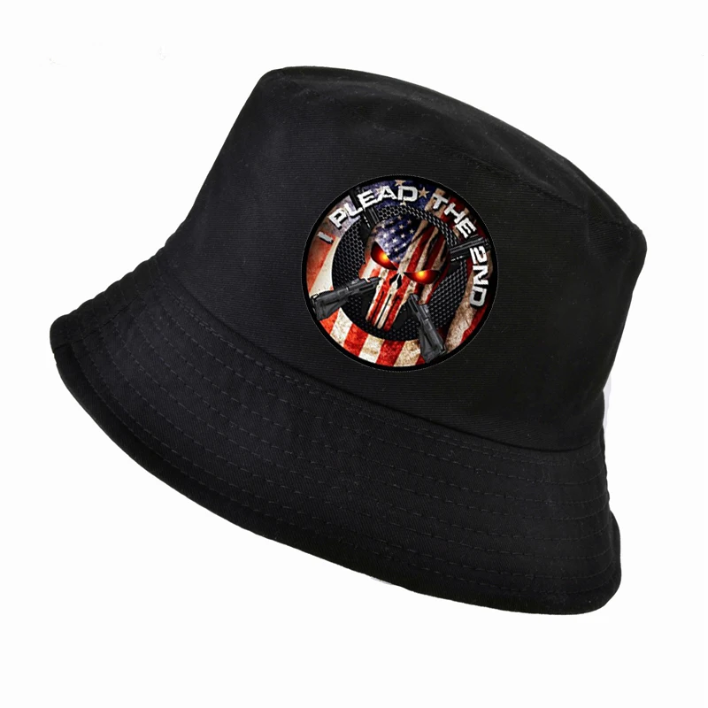 

Amendment Military Tactical Hat Outdoor Hiking Hunting Jungle Patch Army Punisher bucket hat Men Cool Bone bob