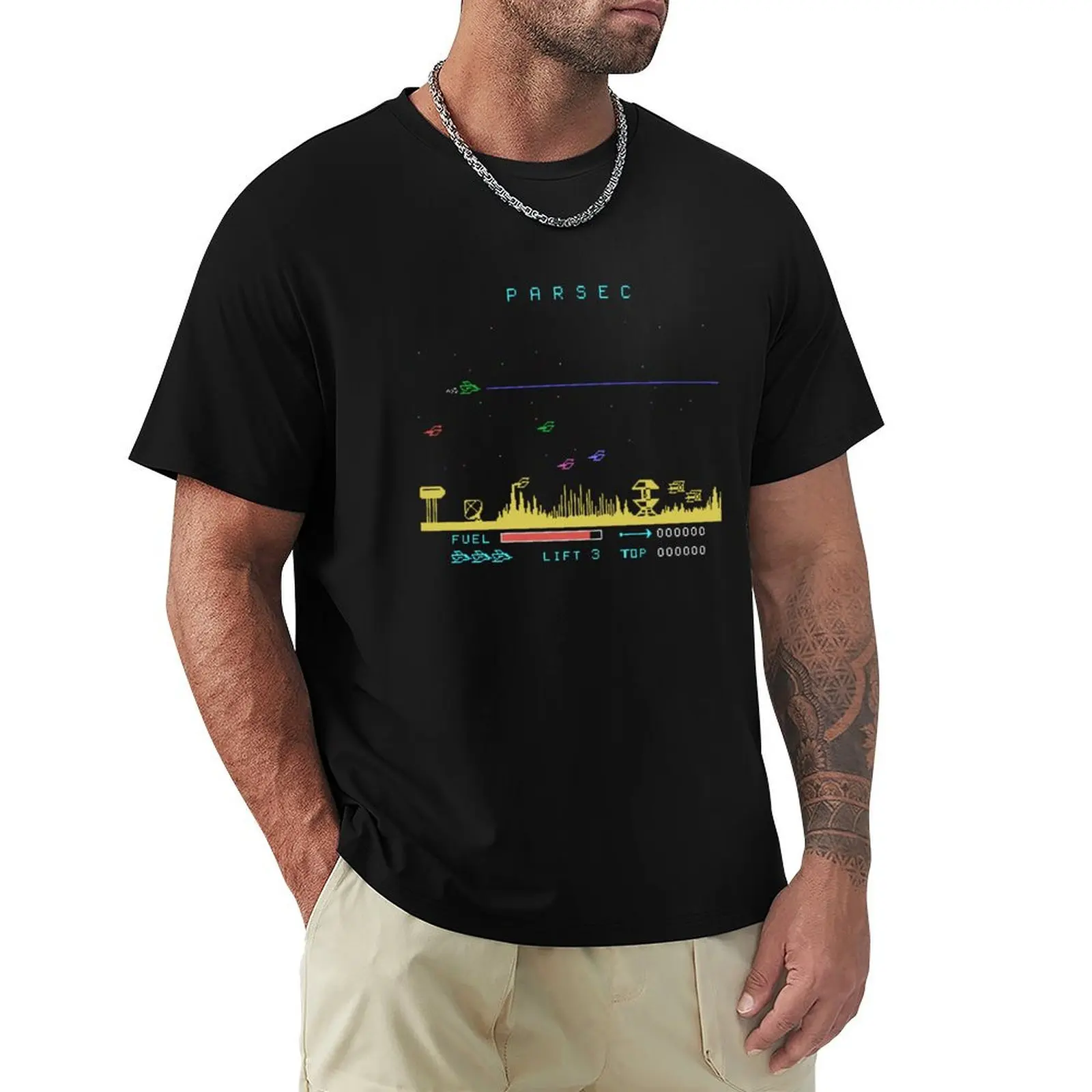 Parsecs for TI-99/4A computers T-Shirt funny t shirts cotton T-Shirt