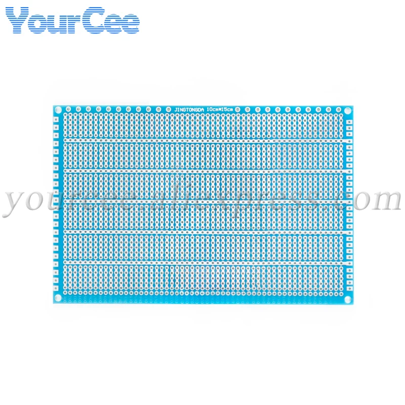 Universal Experimental Board Single Sided PCB 10*15CM 2.54MM 5.08mm Spacing Glass Fiber Blue Oil Universal PCB 10x15CM