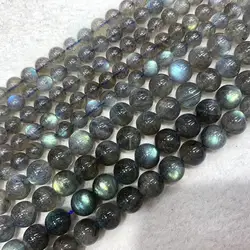 6mm 8mm AAA Grade Rainbow Labradorite Natural Gemstone Diy Loose Beads For Jewelry Making Strand 15