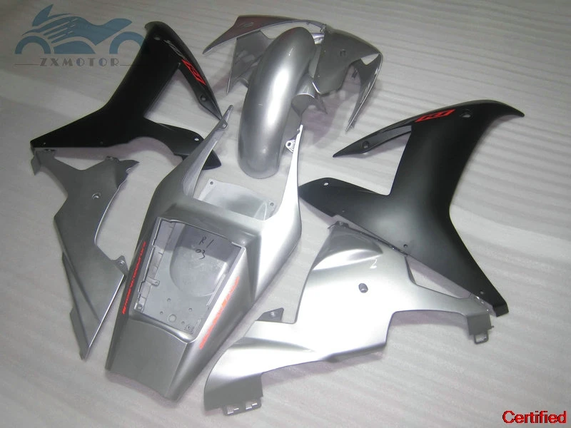 

motorcycle fairing Kits fit for YAMAHA 2002 2003 YZFR1 02 03 YZF R1 fairings black silver body parts RG25