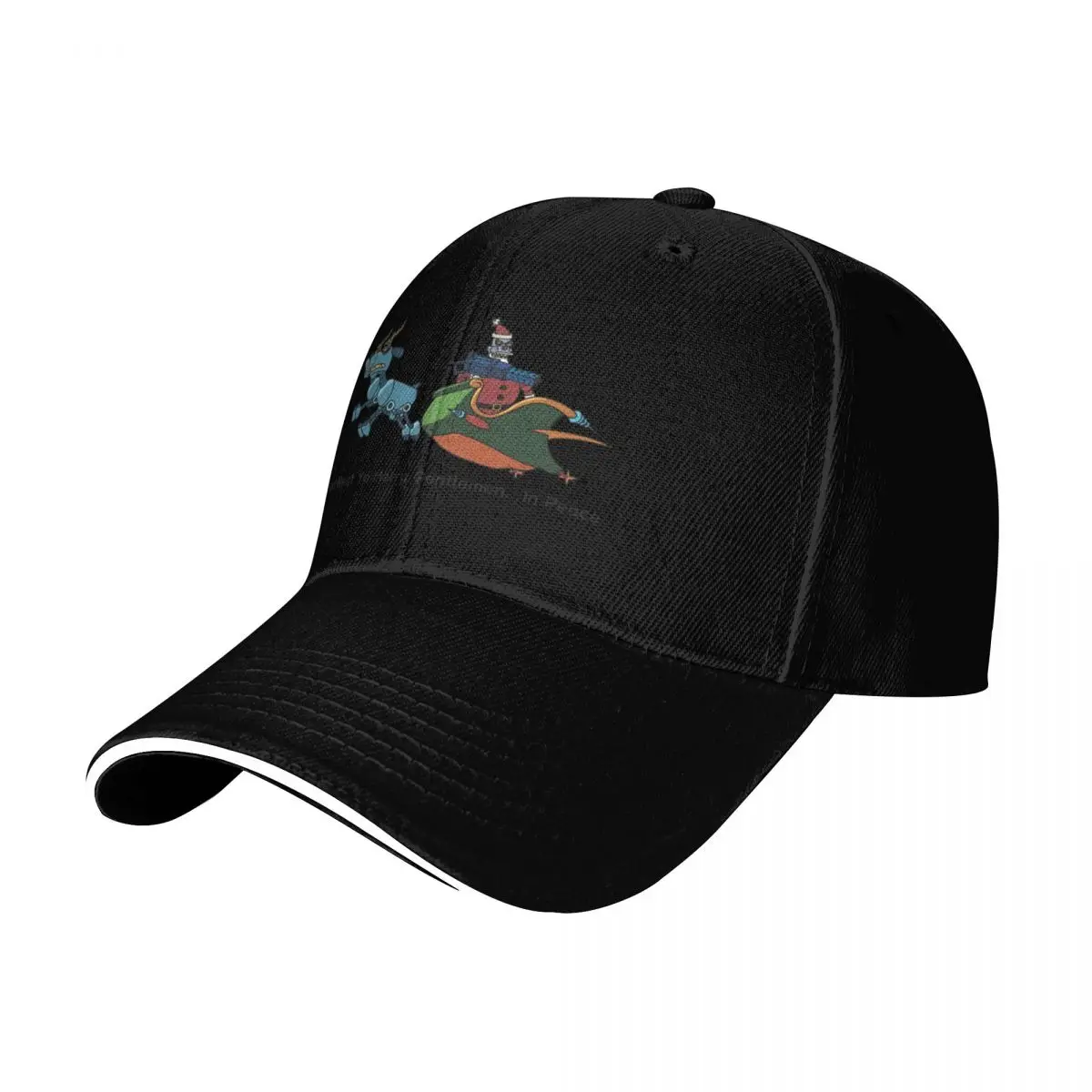 God Rest Ye Merry Gentlemen...In Peace Baseball Cap Six Panel Structured Crown Sun Protection UPF 50+ Breathable Mesh Back