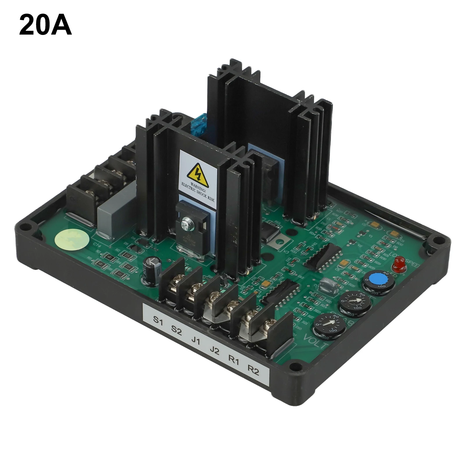 For Generator Boxes 20A Voltage Controller GAVR-20B Module Generator Maintenance 15.5*10*5 Mm Adjustable Voltage Range Regulator