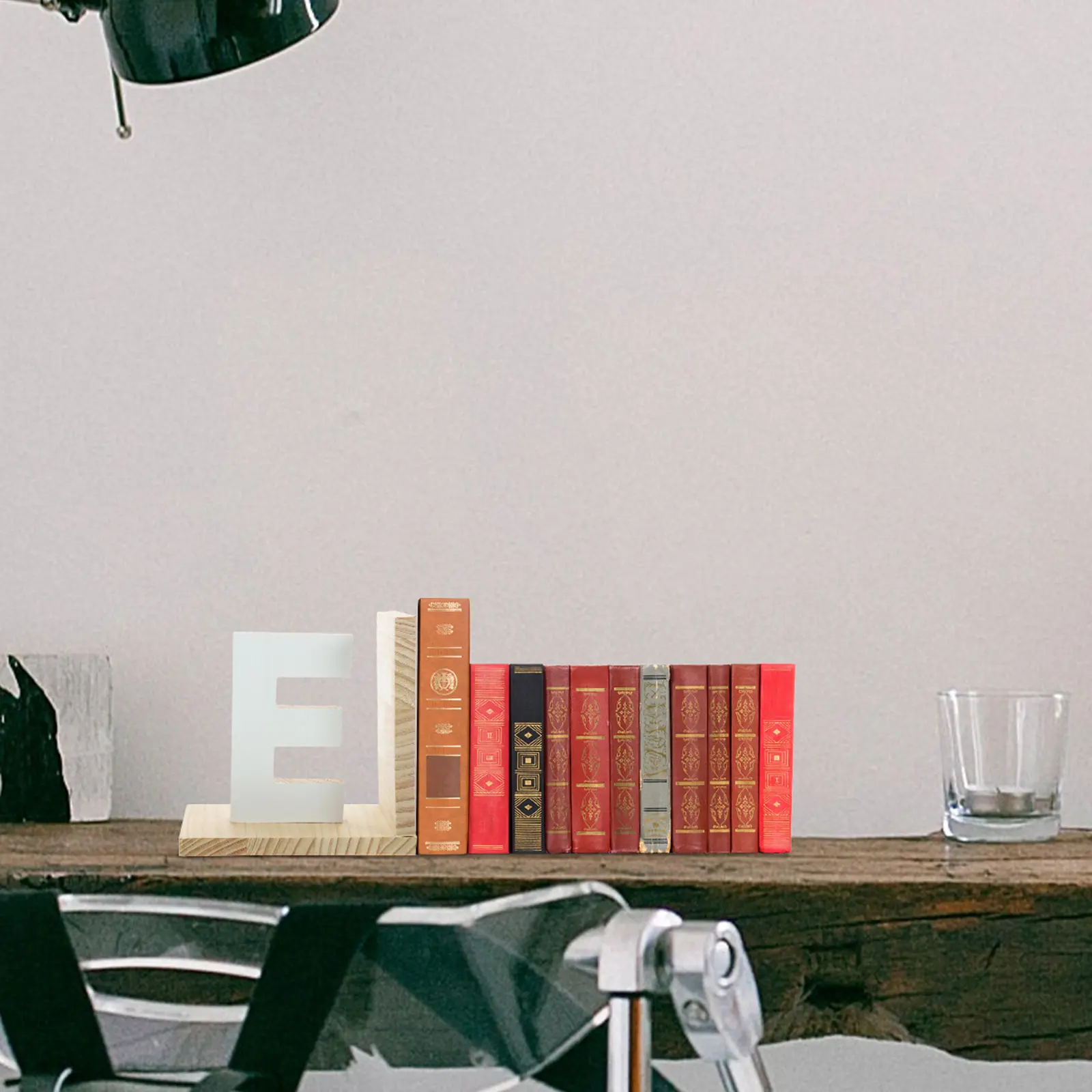 

Деревянная подставка для книг на стол, держатель-органайзер для полки, декор для чтения и хранения, E-образная подставка, нескользящие подставки для книг ручной работы