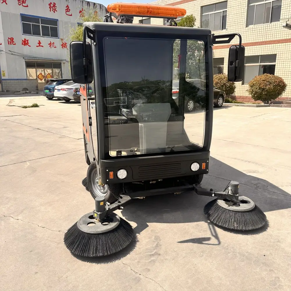 High Quality Electric Road Sweeper Large Capacity Trash Can Environmentally Friendly Floor Sweeper