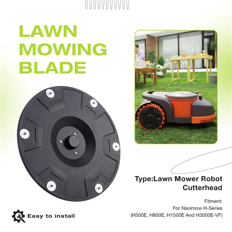 

A7THK-RSSE-H-1 Lawn Mower Robot Cutterhead For Segway Navimow H-Series H500E H800E H1500E H3000E-VF Cutter Disc Mower Parts