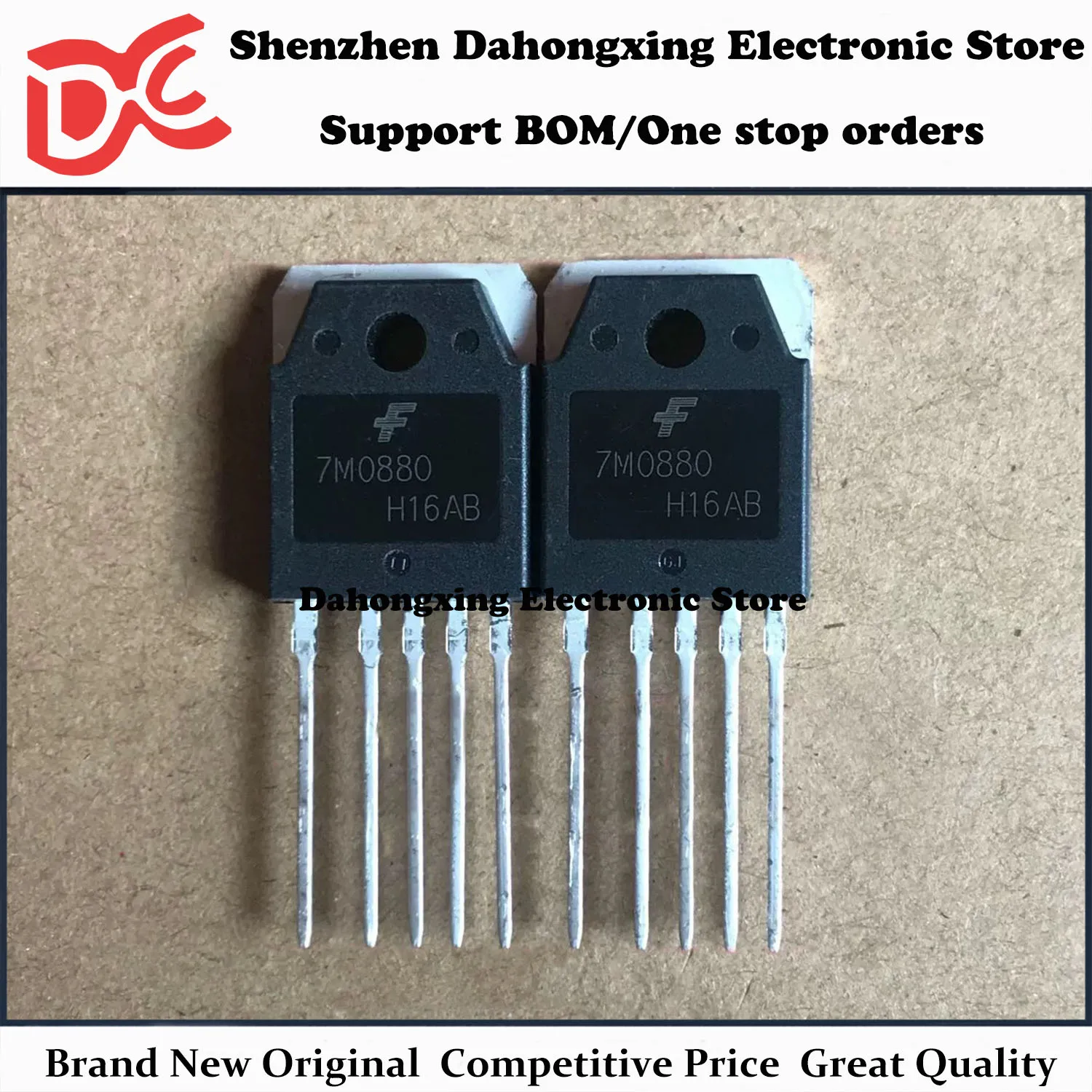 New Original 10Pcs 7M0880 FS7M0880TU TO-3P Voltage Regulator Transistor Electronic Components Great Quality