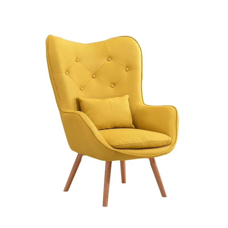 

H Nordic Single Living Room Sofa, Balcony, Apartment Mini Chair, Modern Minimalist Sofa, Personality, Leisure Bedroom Room Chair