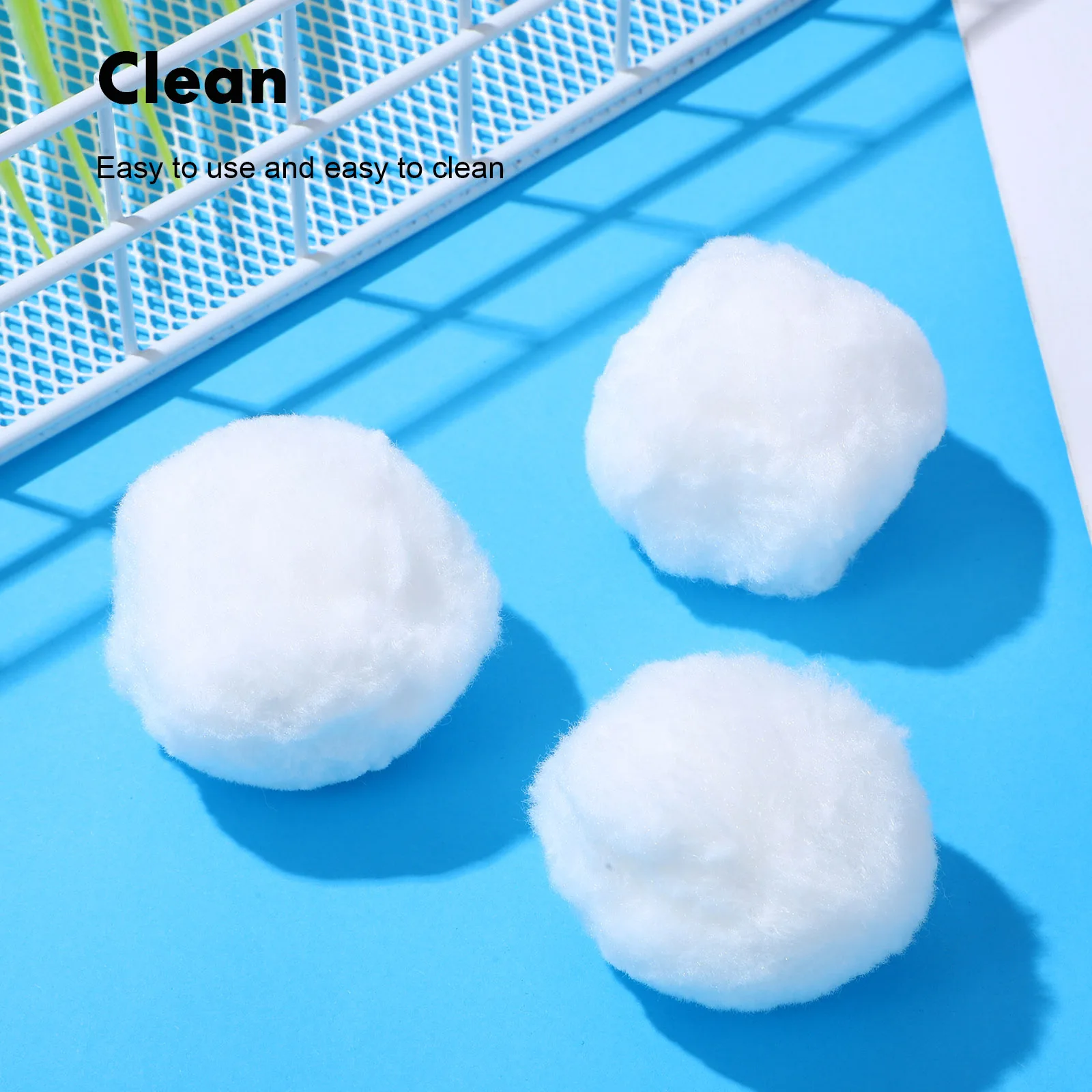 

1Pack Pool Filter Balls Fiber Media Vacuum Sealed for Aquarium Fish Tanks Sand Filters Replacement Long Lifespan