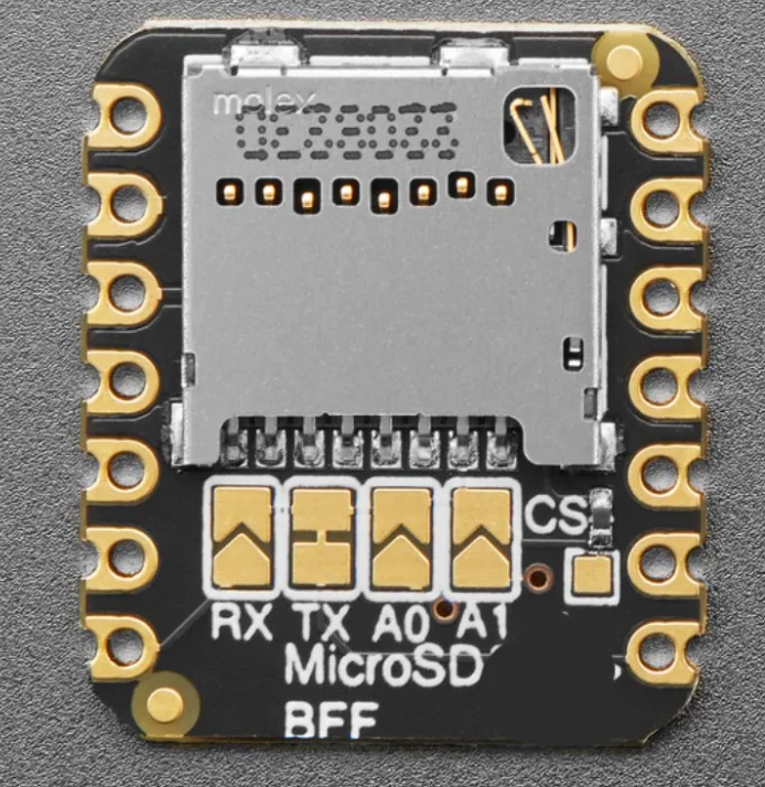 5683 BFF Expansion Board MicroSD Card for QT Py/Xiao Compatible Storage Module Data Logging