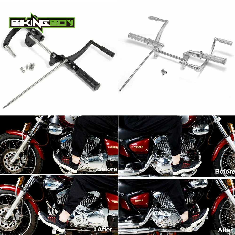 BIKINGBOY Forward Control For Virago XV125 97-22 XV250 89-22 21 20 19 18 XV400 91 92 93 94 XV535 87-01 XV750 81-98 XV1100 86-99