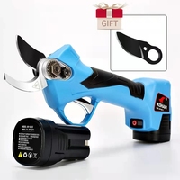 KOHAM 16.8V Cordless Electric Pruning Shears 1 IN Tree Branch Cutter Garden Pruner Orchard Electric Scissors 2.5Ah x 2 Batteries