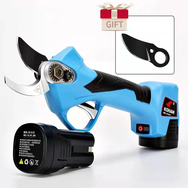 Koham 16.8v Cordless Electric Pruning Shears 1 In Tree Branch Cutter Garden Pruner Orchard Electric Scissors With 2 Batteies Electric Scissors AliExpress