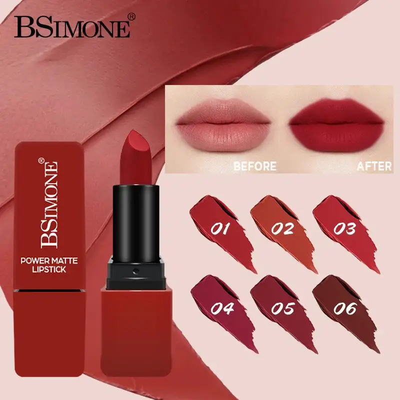 ลิปกลอสเนื้อแมทกำมะหยี่ - กันน้ำ ให้ความชุ่มชื้น ติดทนนาน ลิปทินท์สีแดง แต่งหน้า ให้ลุคแมทขั้นสูงสำหรับทุกสภาพผิว