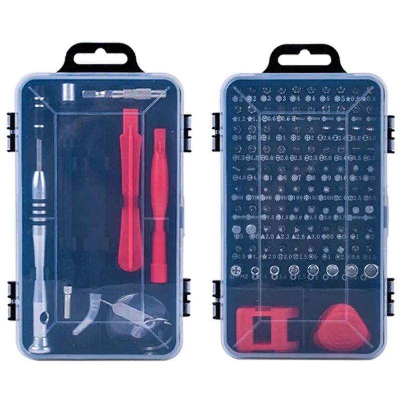 

112 in 1 Mobile Phone Repair Tool Kit Multi-Purpose Magnetic Screwdriver Set Durable Crv Steel Bits for Disassemble Fix