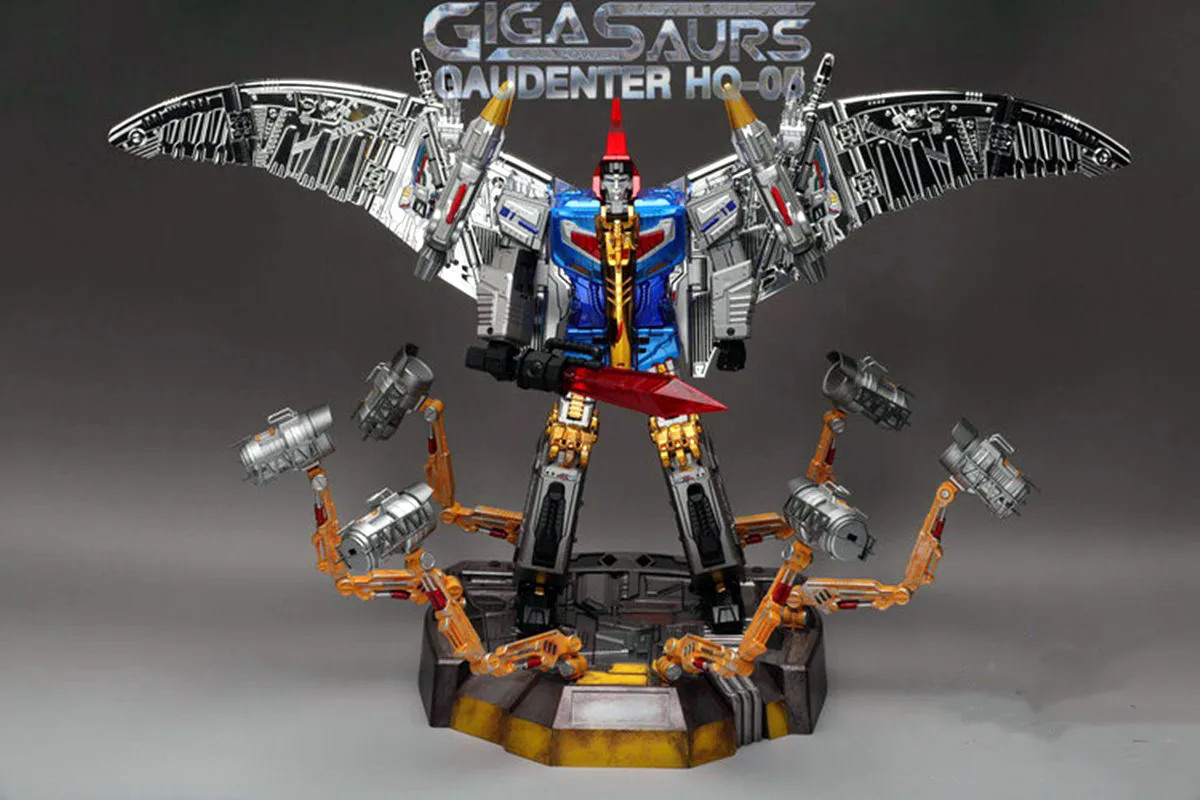 In Stock Transformation Gigapower GP HQ-05R Gaudenter Dinosaur Swoop Blue Dinobot GP GP HQ05R Figure Action With Box