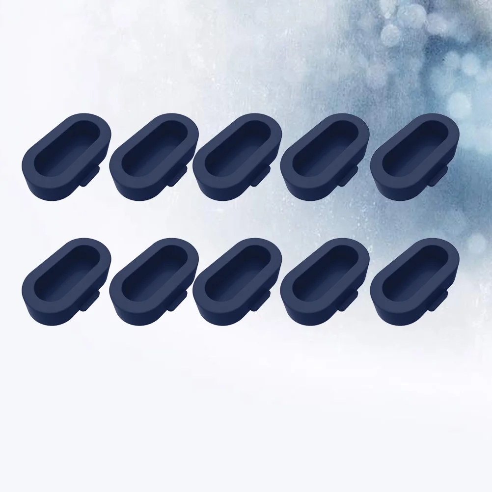실리콘 포트 보호기용 먼지 플러그 10개 내마모성 매끄러운 마감 간편한 설치 스마트 워치 제거