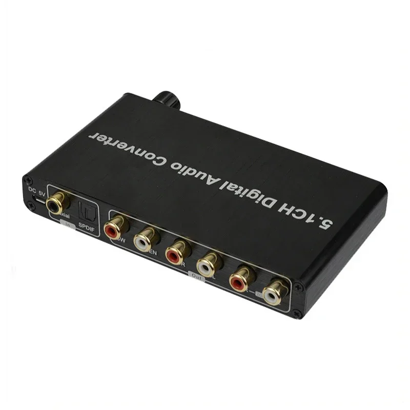 

5.1 Audio Digital Sound Decoder Converter SPDIF To 5.1CH Audio Adapter Decoder Compatible For DOLBY Decoding