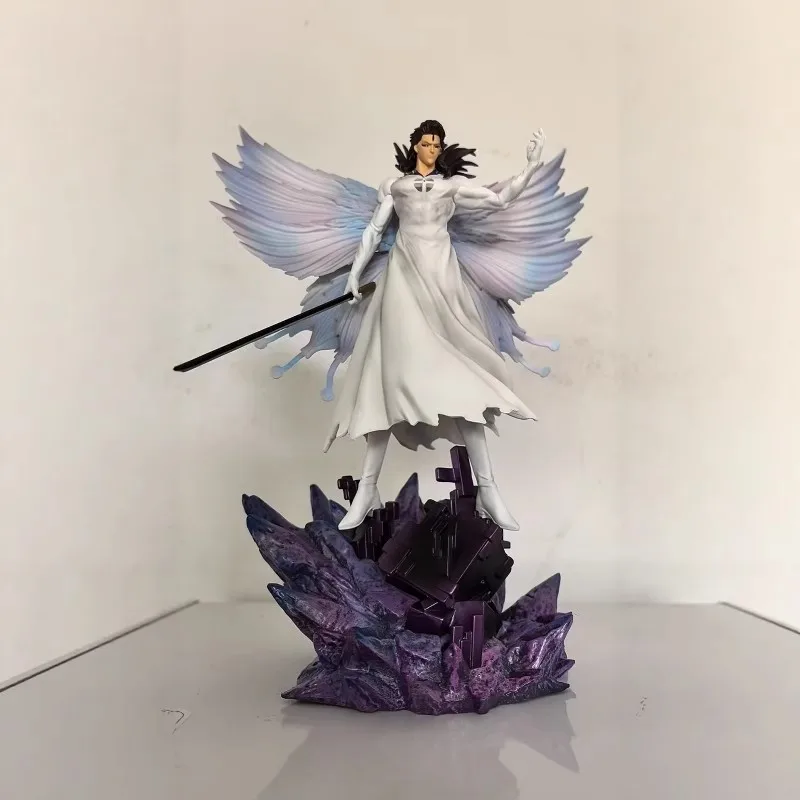 31m Bleach Aizen Sousuke Butterfly Hollowfication Anime Figure Model Statue PVC Collection Desktop Decoration Ornament Toy Gifts