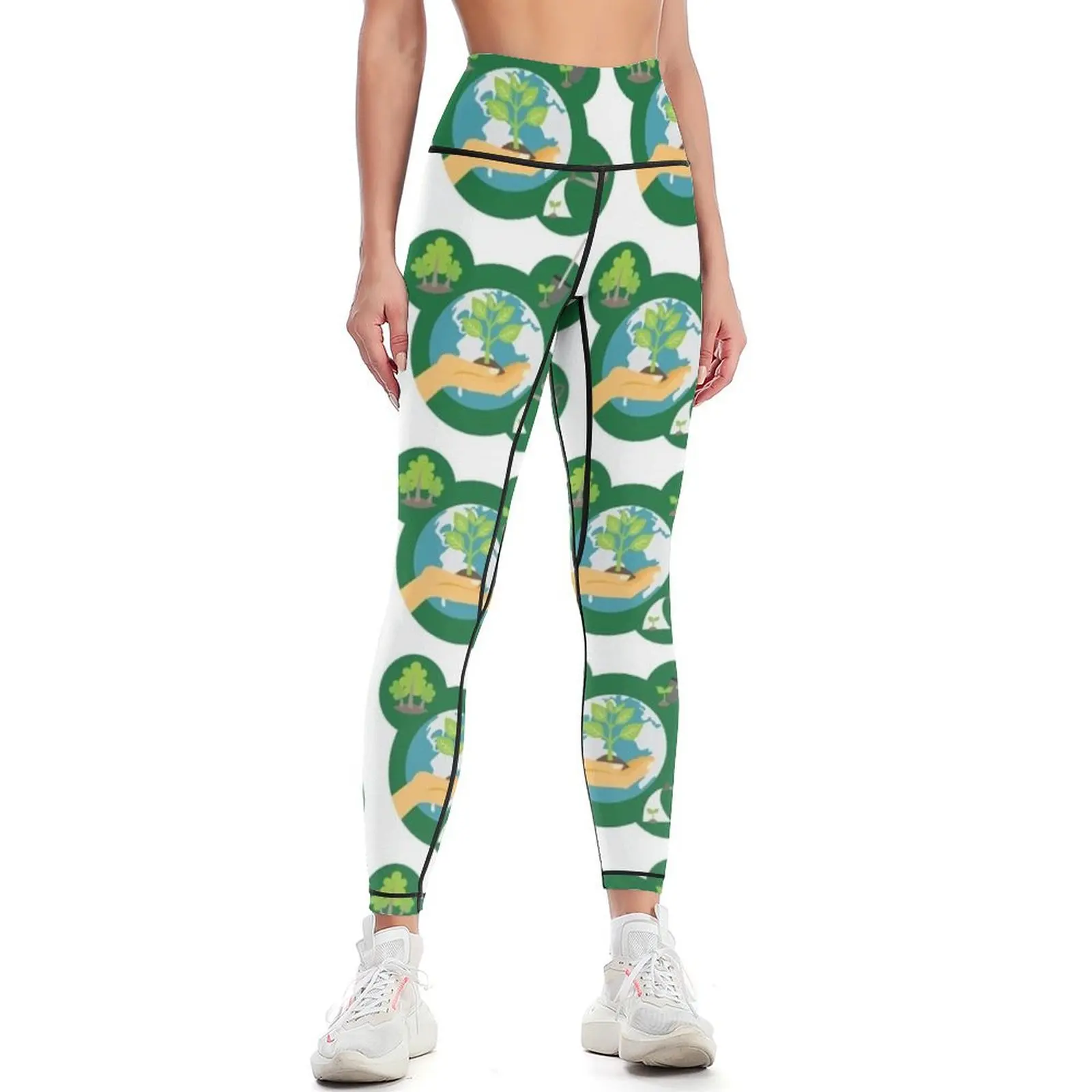 Happy Arbor Day Leggings Sweatpants gym sportswear woman Female legging pants sport pants Womens Leggings