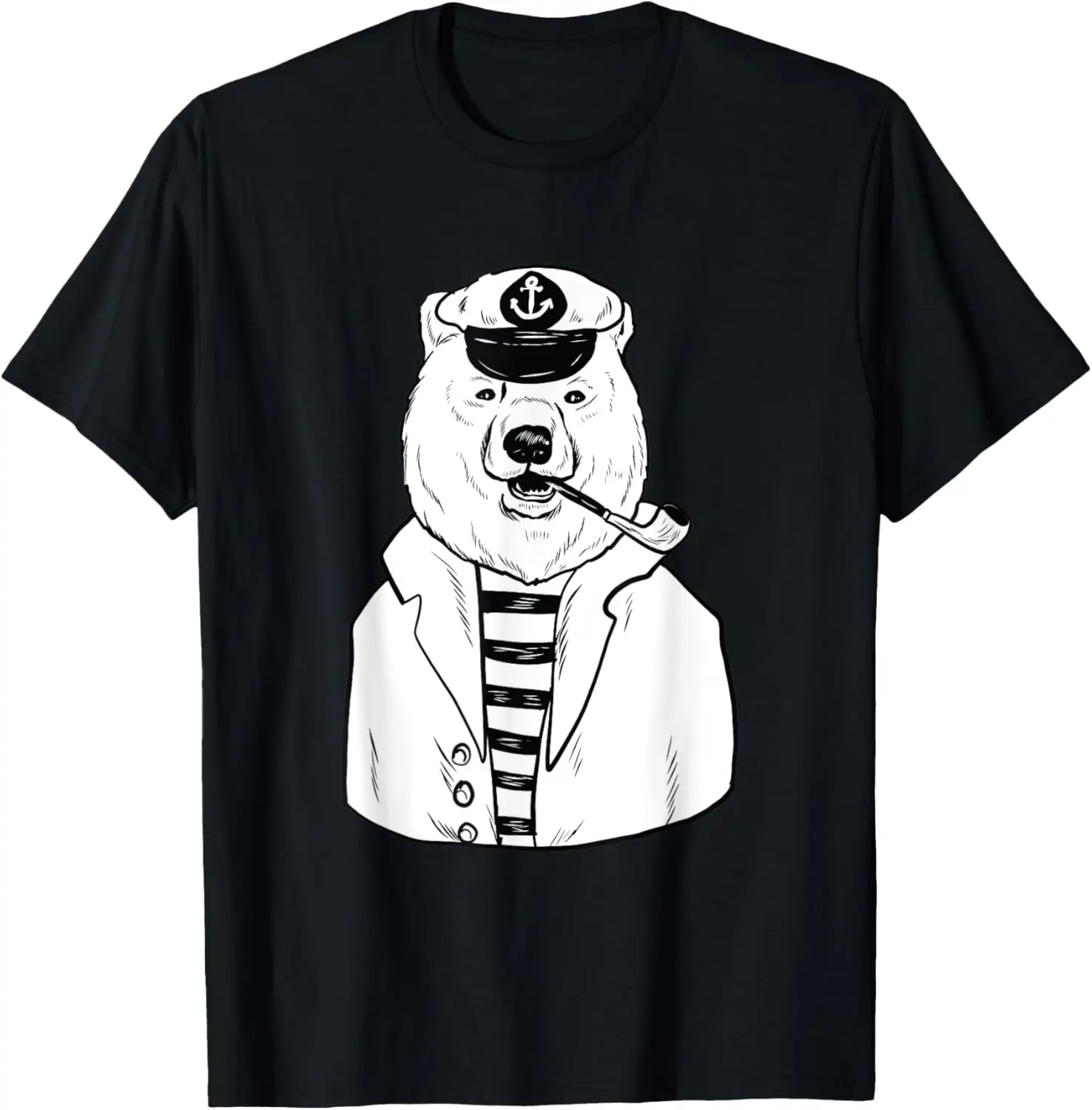 

Sea Bear for Sailors Captains & Boater Seafaring Polar Bear T-Shirt