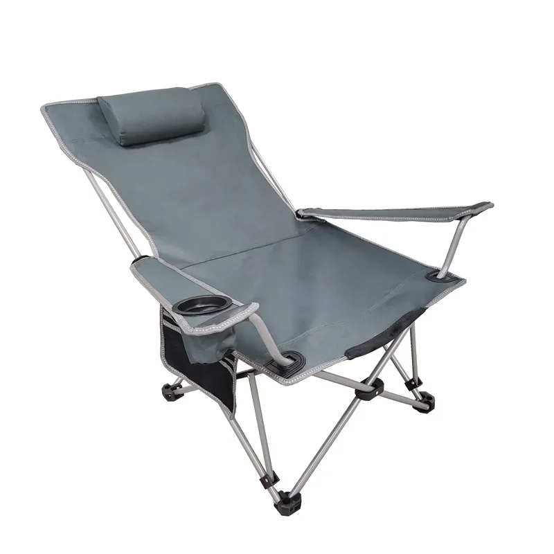 

Camping Beach Outdoor Folding Portable Lunch Break Backrest Leisure Lounge Wild Fishing Chair Portable Chair Sillas De Playa