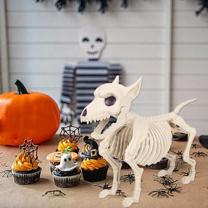 Skeleton Halloween Decorations - Posable Skeleton Animals Skeletons With Posable Joints Halloween Decor