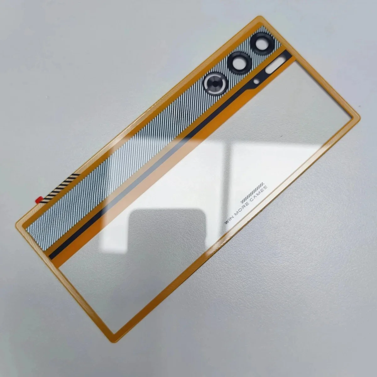 Glass Back Cover For Red Magic 9Pro NX769J Repair Replace Phone rear Case With Camera Lens