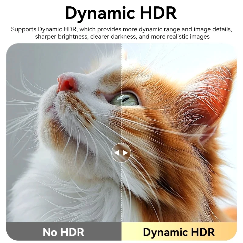 USB C to DP 2.1 Cable 8K@60Hz 4K@144Hz For Thunderbolt 4/3 Type C to DisplayPort 2.1 Cable for MacBook Huawei  Air Projector view 6