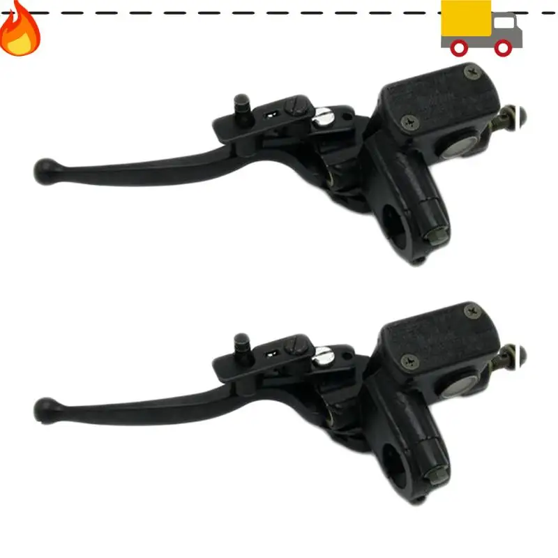 

2X Left Hand Brake Lever 50/70/90/110/125/150Cc For Atv Quad Master Cylinder Bike