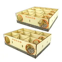 Hamster Maze Guinea Pigs Gerbils Small Pet Multi Chamber Hamster Maze Tunnel 15.5x19.8x6cm