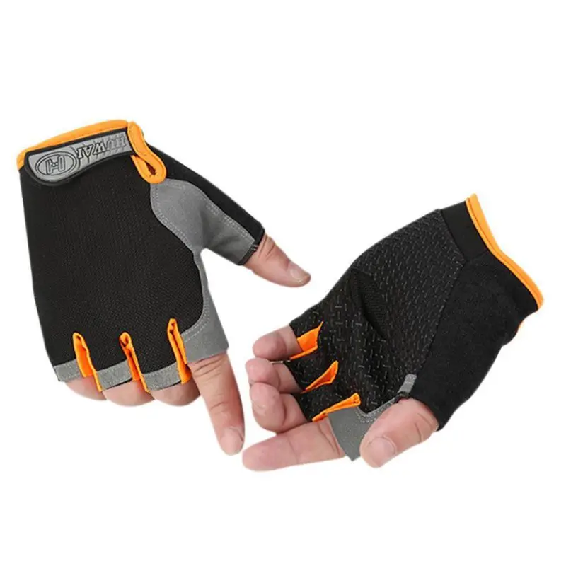 Cycling Gloves Half Finger Outdoor Men Women Climbing Cycling Gloves Summer Sports Fitness Shockproof Bike Glove 2019