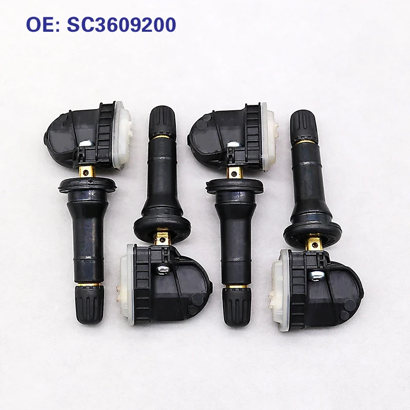 4pcs Tire Pressure Monitoring System SC3609200 For BYD Qin Song Tang 2017-2019 SC-3609200 TPMS Sensor 433MHz
