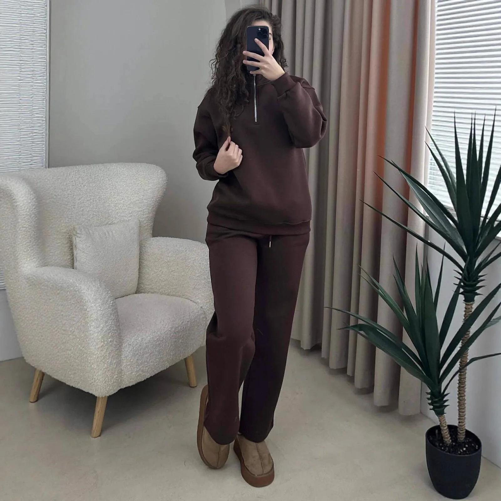 2025 المرأة، البلوز فستان أطفال مع سروال داخلي المرأة ألياف البوليستر لون نقي تي شيرت مجموعة ملابس الخريف