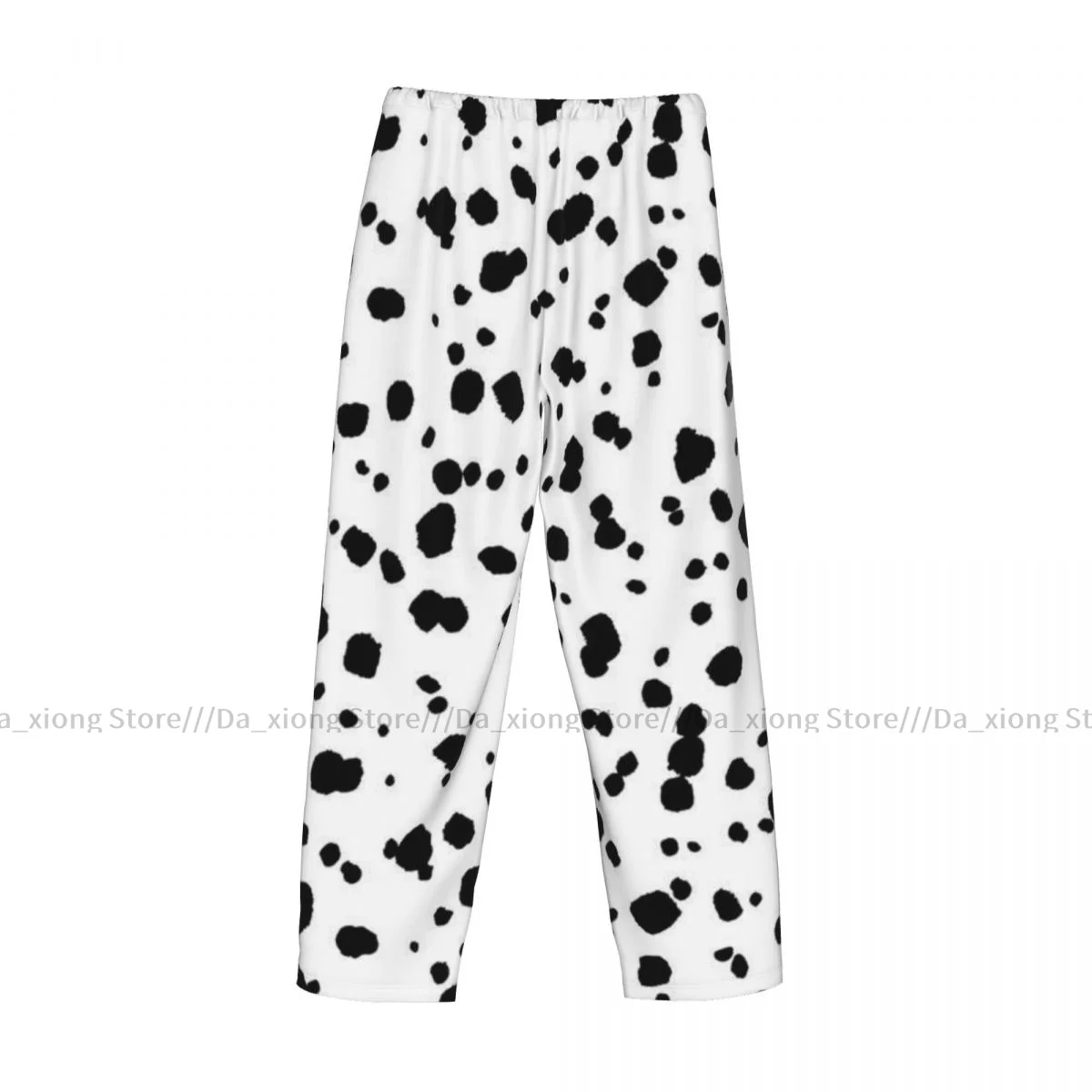 Men\'s Casual Pajama Sleeping Pants Dalmatian Pattern Lounge Loose Trousers Comfortable Nightwear