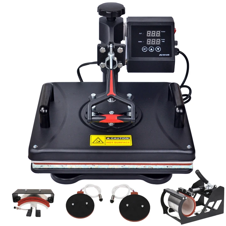 

Digital Swing Away Heat Press Machine Printing 8 In 1 Machines For T-Shirt/Mug/Hat/glass/Ceramic