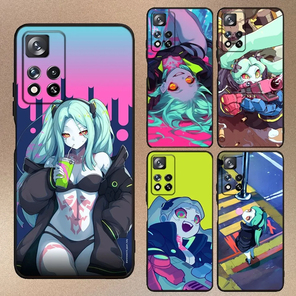 

C-CyberpunkS Rebecca Phone Case For Samsung Galaxy A73,A91,A53,A52,A32,A73,A13,A21,A34,A71,A31,A22,A20 Black Cover