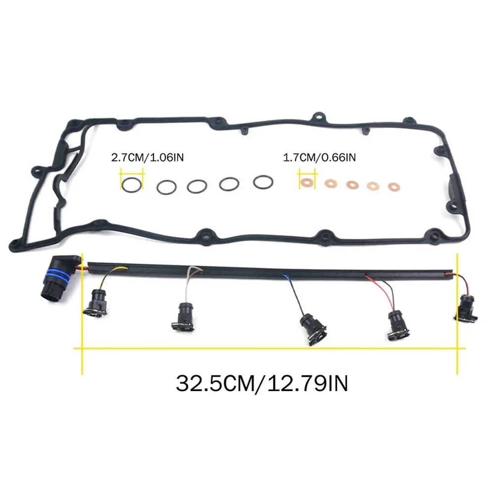 

Жгут проводов топливной форсунки AMR6103 и прокладка клапанной крышки для Discovery 2 Td5, прямая замена, запчасти двигателя