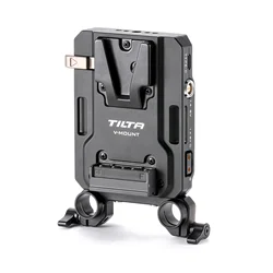 TILTA Mini PD V Mount Battery Plate Black TA-BTP4-V-B with USB-C P-Tap and 2-Pin Lemo