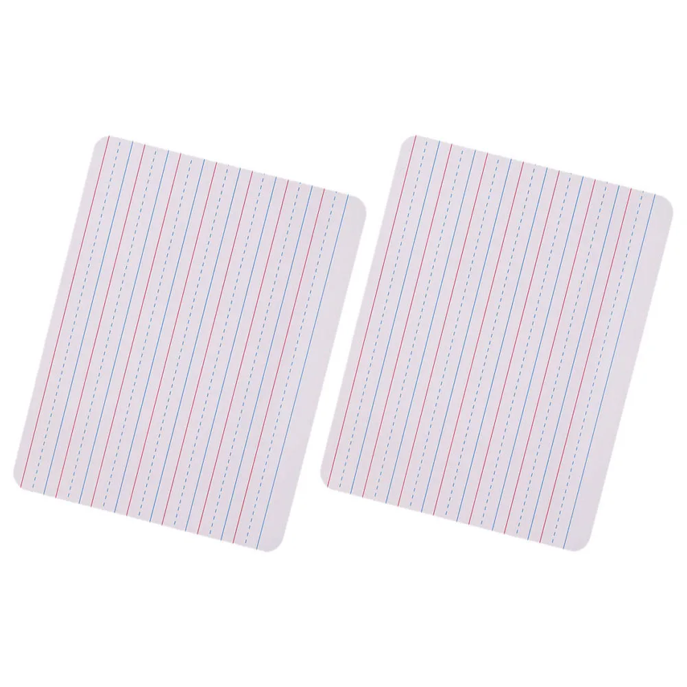 

2Pcs Portable Whiteboard for Office and Home Learning Writing Board Dry Erase Small Whiteboards White Board with Lines