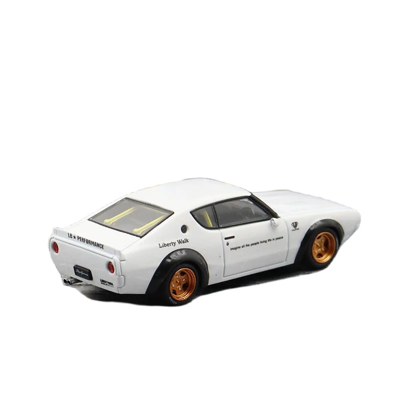 TimeMicro ダイキャスト 1/64 スケール日産合金モデルカー日産 LBWK KPGC110 遊びの車のおもちゃ男の子ギフトオリジナルボックス