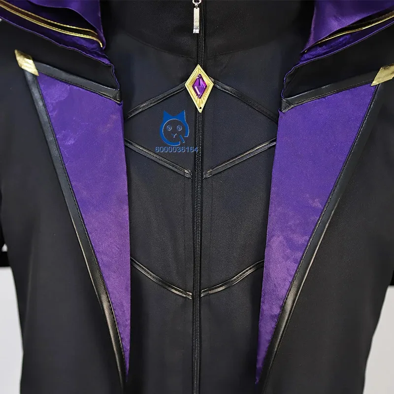 The Eminence in Shadow Cid Kageno Cosplay Costume Hot Anime High Quality Black Clothes Wig Uniform for Men Comic Con Role Play