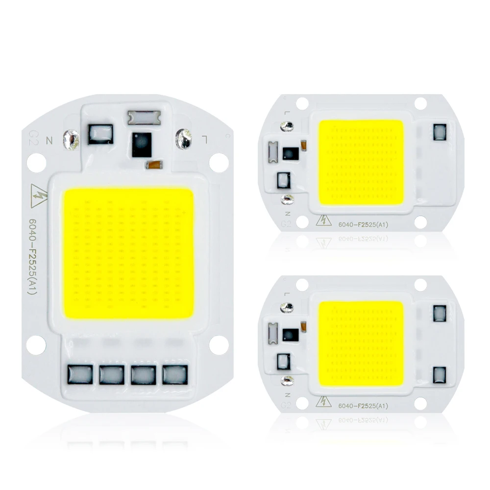 

Светодиодная лампа COB Chip 110 В 220 В 10 Вт 20 Вт 30 Вт 50 Вт IP65 Smart IC Нет необходимости драйвер DIY Прожектор COB Лампа Прожектор Наружная лампа из бисера