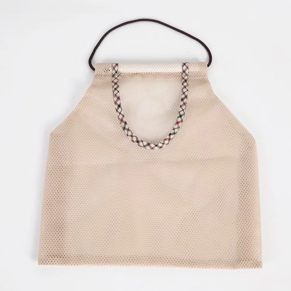 

2 Pcs Polyester Mesh Storage Bags Sturdy Wall Hanging Sundry Toy ganizer Ventilated Moisture Proof Large Mouth Design