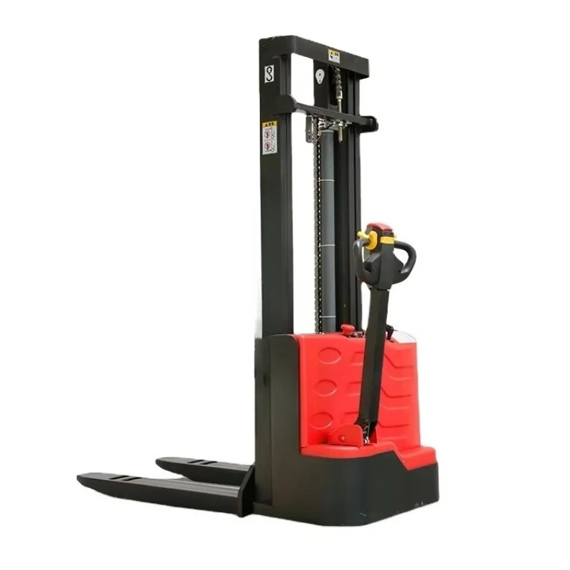 

24V electric pallet stacker with reliable motor for restaurant and retail use