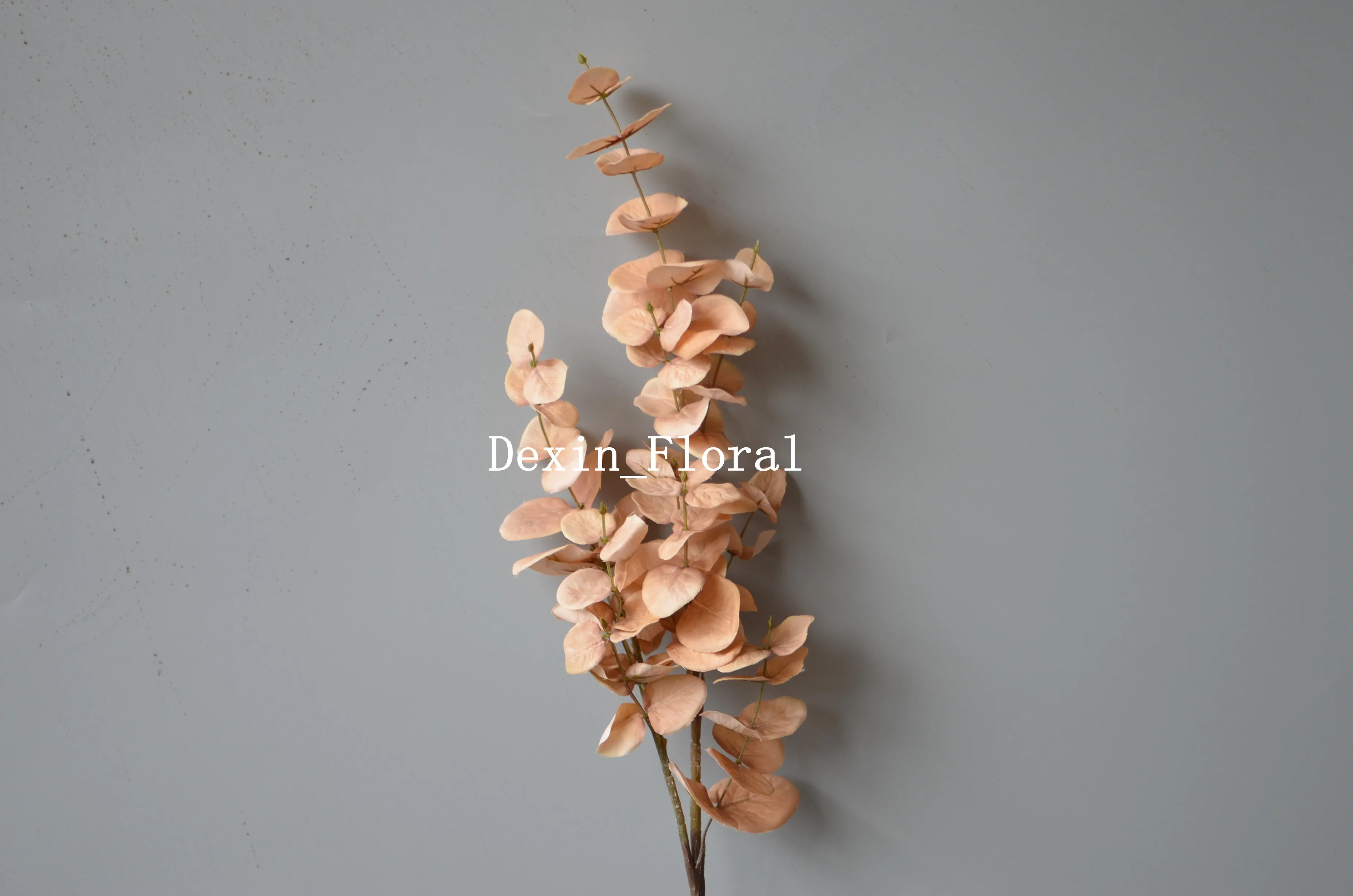 Beige Eucalyptus, Wine Burgundy Artificial Eucalyptus, Leaves, Vintage Greenery Centerpieces