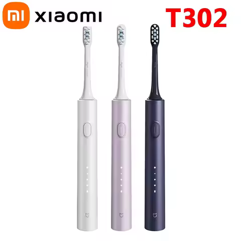 Xiaomi Mijia T302 Sonic Electric Toothbrush IPX8 Waterproof Wireless Charging 4 Brush Head Sonic Electronic Tooth Brus New