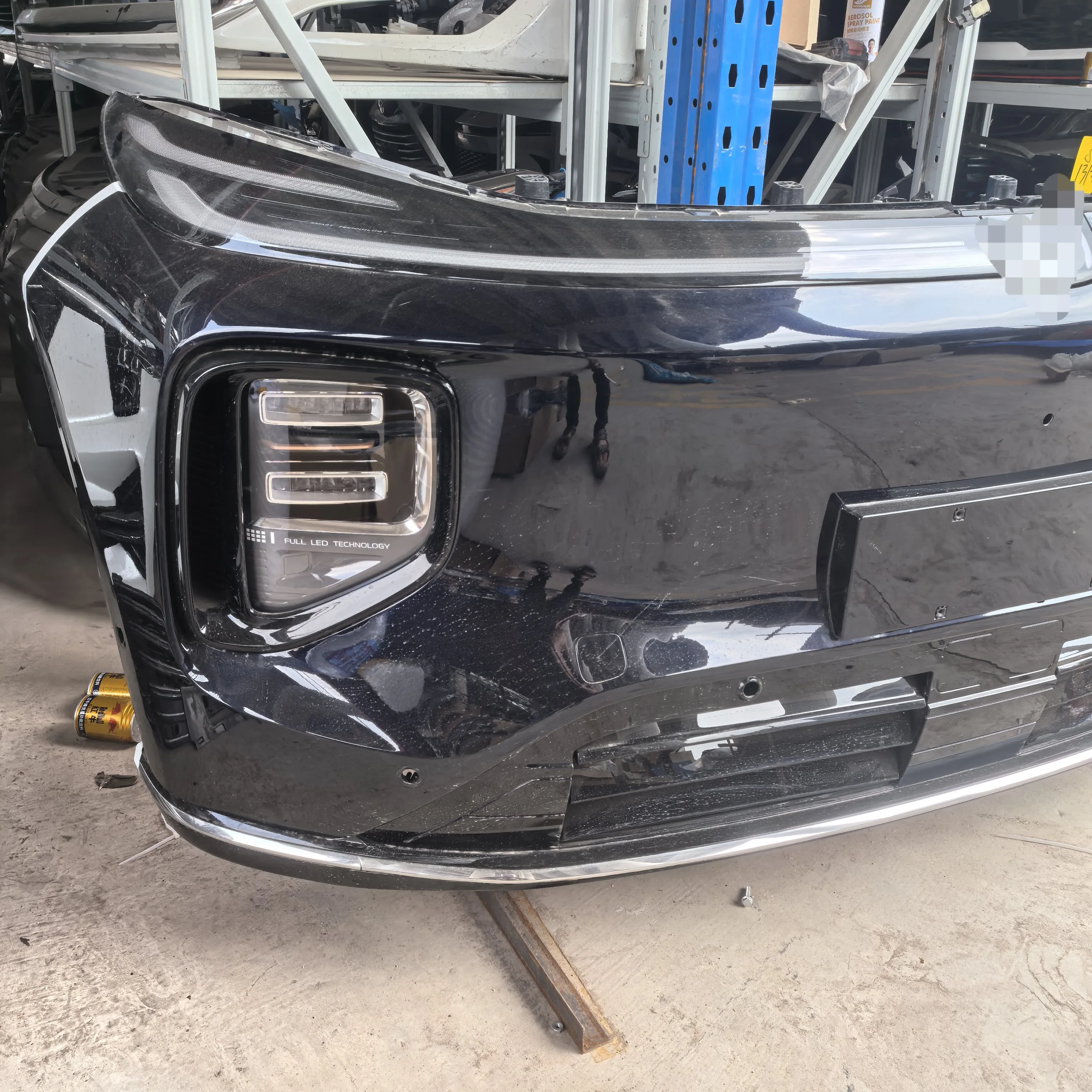 Fenghua Changan Qiyuan A07 Front Grille Assembly & Radiator Headlight-Bumper Kit Plastic Material 1 Year Warranty