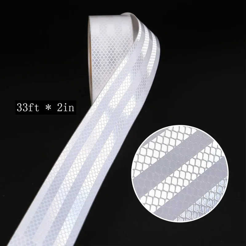 

10M*5cm 1pcs for Car Truck Motorcycle Boat Bike Trailer Reflective Tape Reflector Tape Safety Mark Reflective Strip Stickers