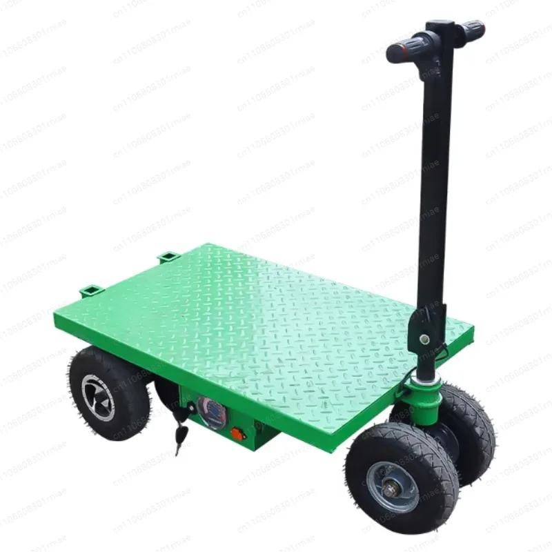 Electric Folding Trolley 900W Portable Flat Truck for Construction Site Decoration & Goods Hauling